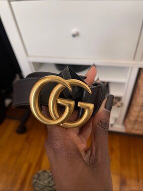 GUCCI Marmont leather Belt